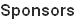 Sponsors